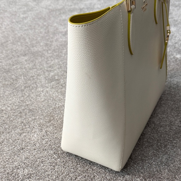 Kate Spade Cream and Yellow Tote - Picture 5 of 14